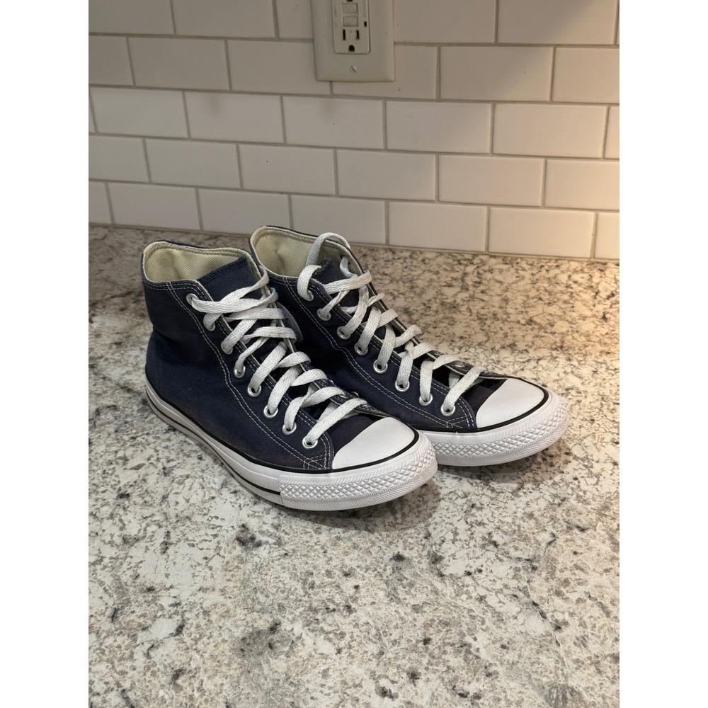 Converse Chuck Taylor All Star High Top Unisex 8M 10W Navy Blue Good Sneaker